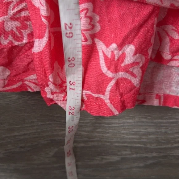 RAMY BROOK Jolie linen Floral Mini Tiered Dress Small - Picture 16 of 16